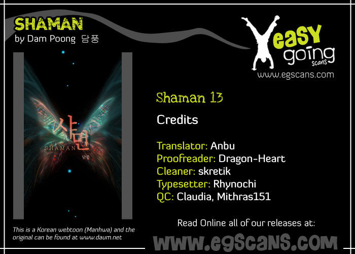 Shaman 13 Page 1